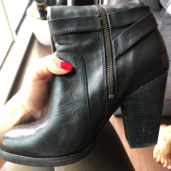 Frye Black Heeled Riding Boots - Picture 5 of 6